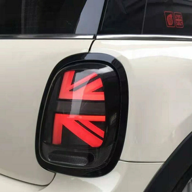 Автомобиль для 2007- Mini F56 cooper головной светильник s для F56 все светодиодный головной фонарь Angel eye светодиодный DRL передний светильник Би-светодиодный объектив динамический поворот - Цвет: red black