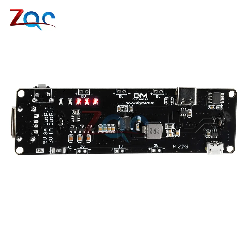 Плата зарядного устройства ESP32 ESP32S WeMos 18650 щит зарядки аккумулятора V3 Micro USB Type A А