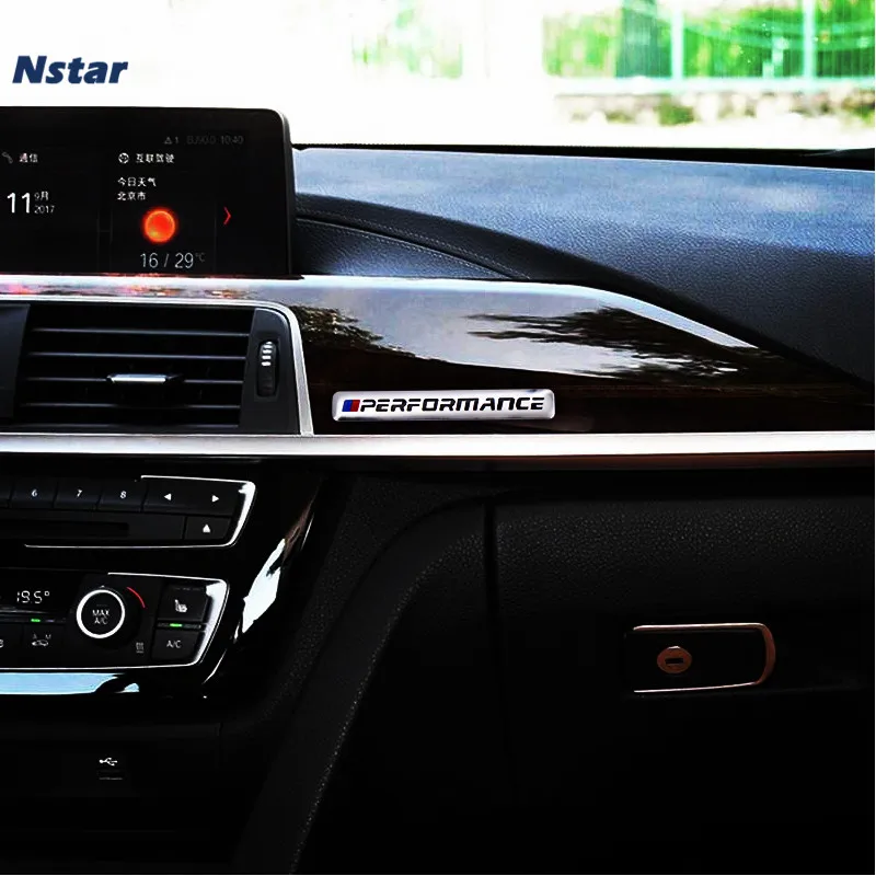 Автомобильный значок наклейка для интерьера автомобиля аксессуары BMW M Performance Power