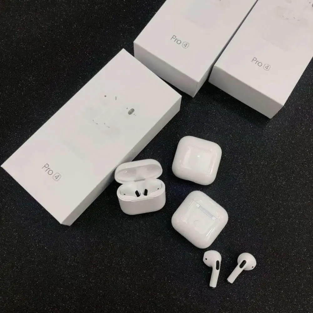 

PRO4 TWS Wireless Earphones Bluetooth 5.0 Mini Earbuds with Charging Case Sports Handsfree Headset for Smart Phones PK I90000