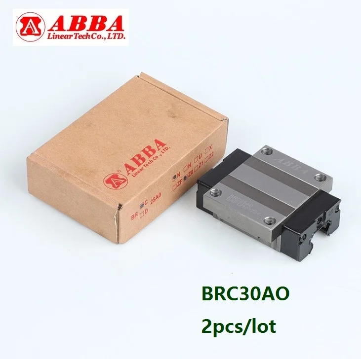 2 шт./лот оригинальный Тайвань ABBA BRC30AO BRH30A скользящий Блок Линейный рельс