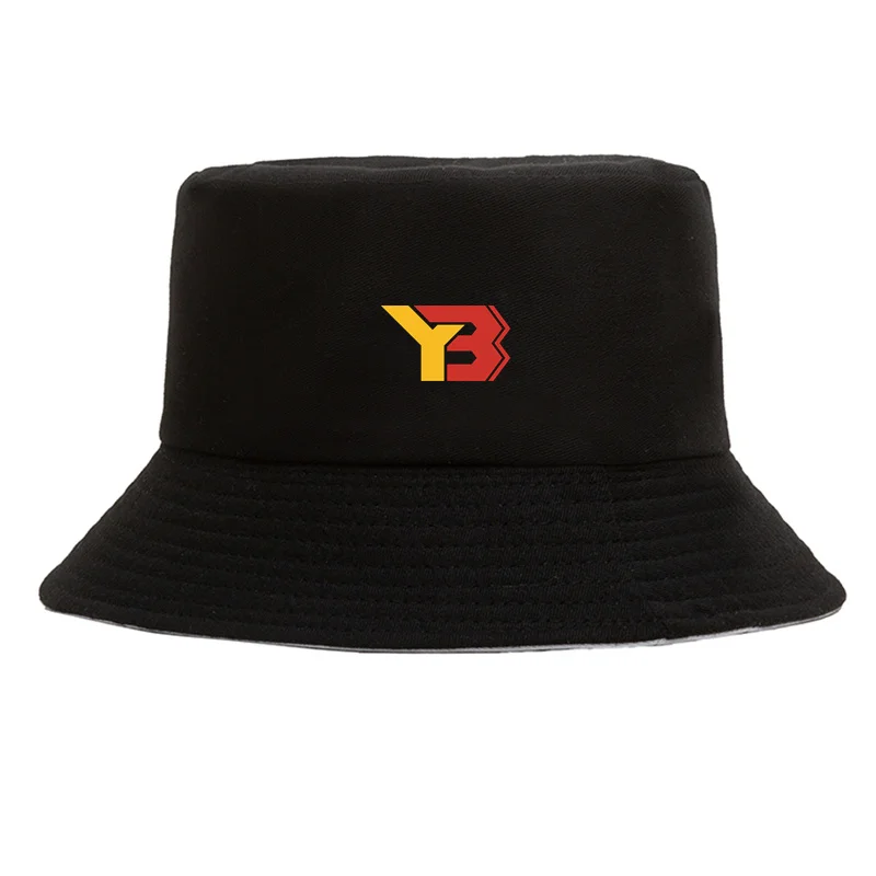 

New bucket hat hot classic 3y johji yamamoto Flat Top Breathable Bucket Hats Unisex Summer Printing Fisherman's Hat tops N010