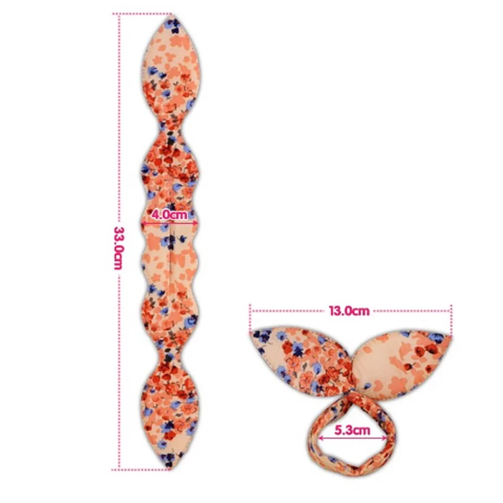 

1 Pcs Korea Portable Rabbit Ears Hair Accessories Hair Meatball Dish Sponge Head Bud Head Hair Tools Hair Stick Sweet