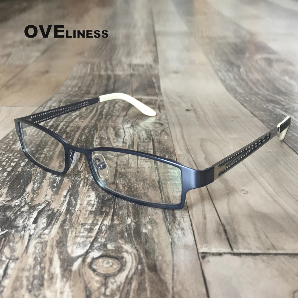 Оправа для очков синяя металлическая оправа оптических мужские очки