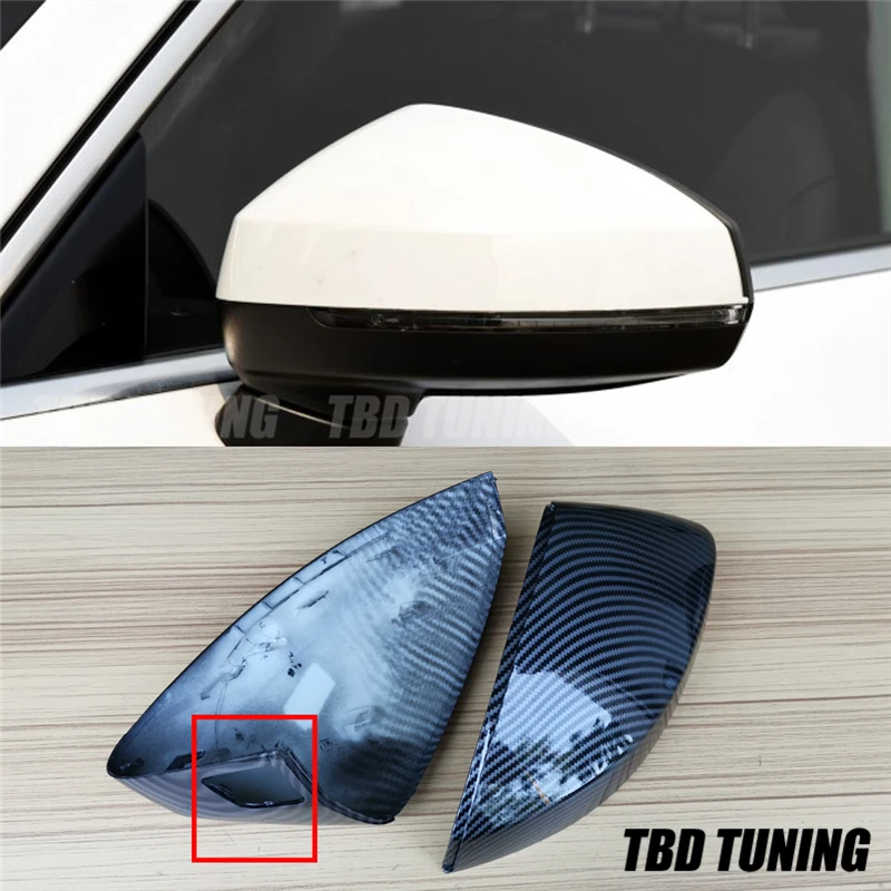 Углеродное волокно зеркальная Крышка для Audi A3 S3 8V RS3 крышка зеркала заднего вида 2013