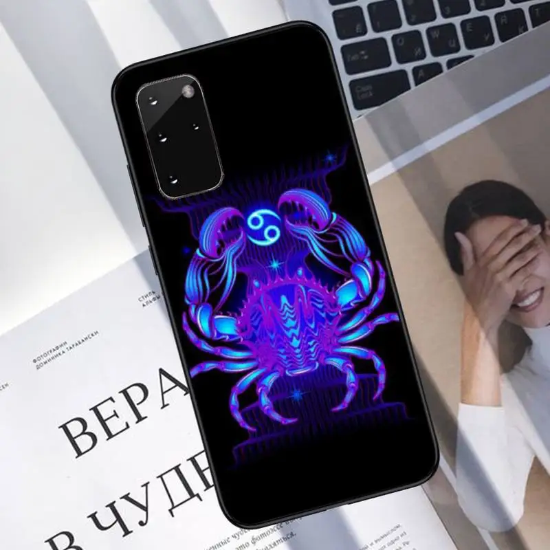 

Zodiac Sign Phone Case For Samsung A40 A31 A50 A51 A71 A20E A20S S8 S9 S10 S20 Plus note 20 ultra