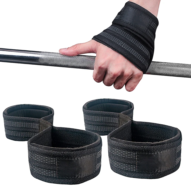 

1 Pair Wrist Support Straps Weight Lifting Wrist Straps Deadlifting Wrist Wraps Bodybuilding Powerlifting Xfit Strength Training