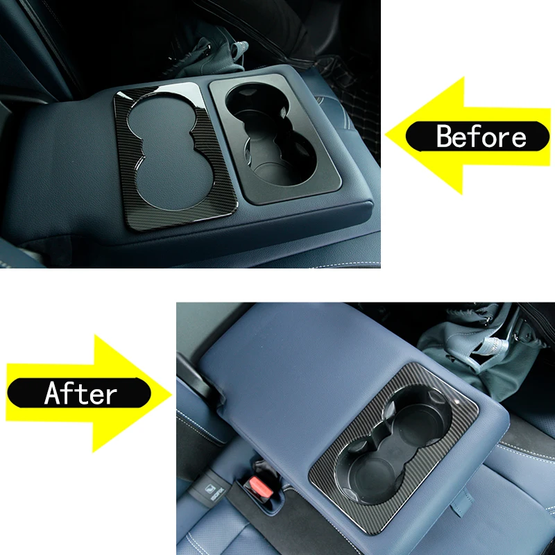 Автомобильный держатель для стакана заднего ряда из хромированного АБС