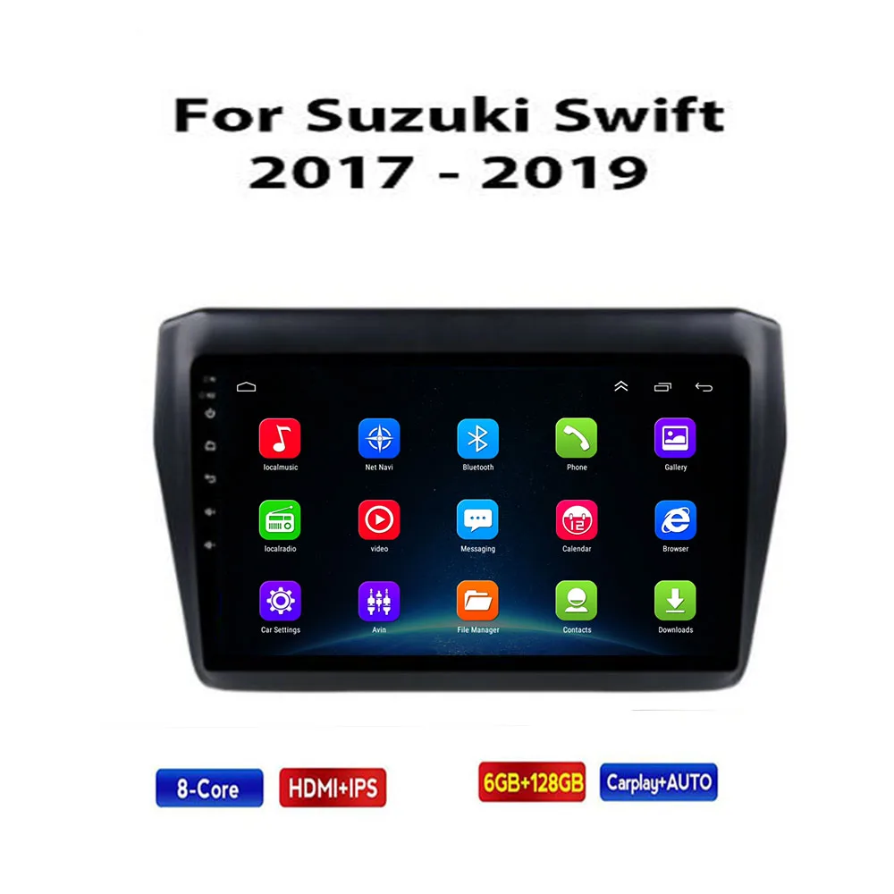 Android 11 Автомобильная стерео интеллектуальная система для Suzuki Swift 2017 2018 2019 DVD
