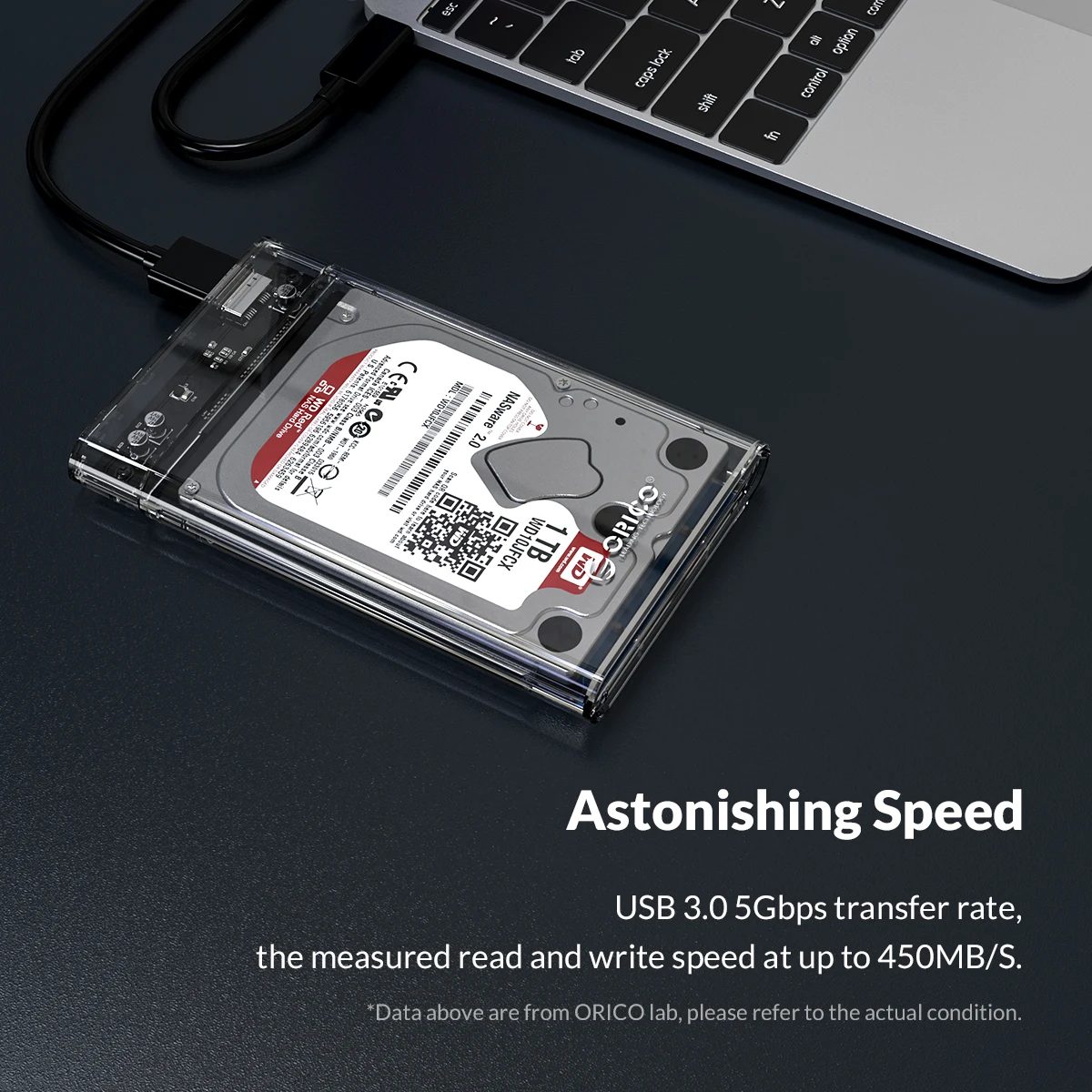ORICO корпус для жесткого диска SATA на USB 3,0 чехол для жесткого диска бесплатно для 7/9, 5 мм 2,5 дюйма Sata SSD до 4 ТБ коробка для жесткого диска Внешний чехол для жесткого диска