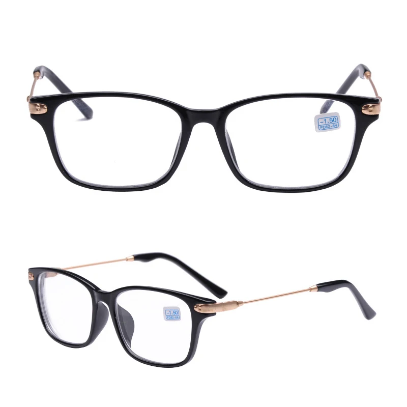 Квадратные очки для близорукости мужчин и женщин классические аксессуары в