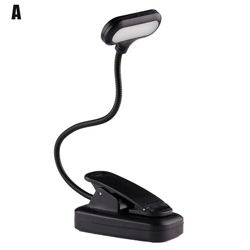 

Led Adjustable Clip On Lamp Light USB Charging Eye Protection Desk Lamp Reading Light IQ6