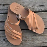 hot sale womens flat sandals beach outdoor sandals breathable wear resistant slippers lightweight large shoes size 35 43
