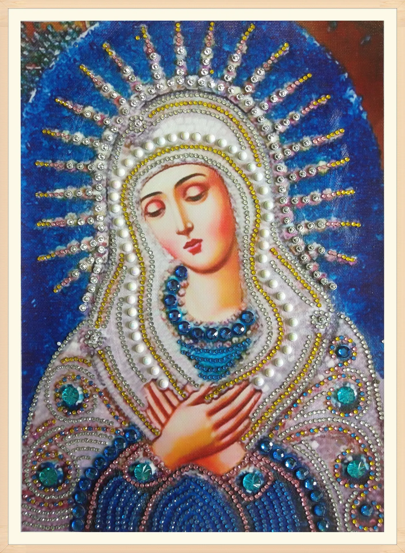 

Special Shaped 5d Diy Diamond Painting , Wall decoration Needlework,New Arrivals,Diamond Embroidery Cross Stitch Virgin Religion