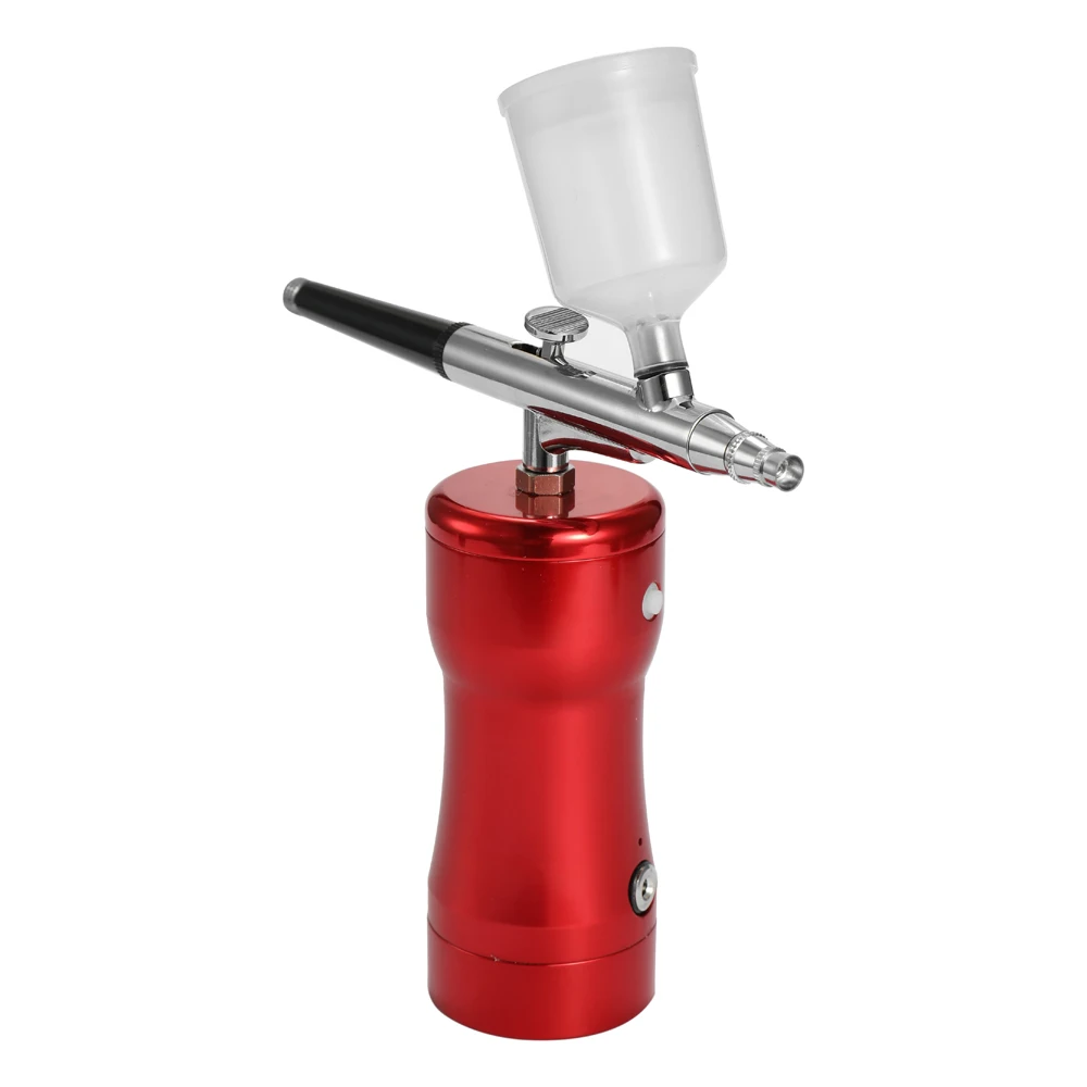 

Portable Spray Pump Pen Air Compressor Set with 7cc Fluid Cup for Art Painting Craft Cake Spray Model Beautiful Airbrush Kits