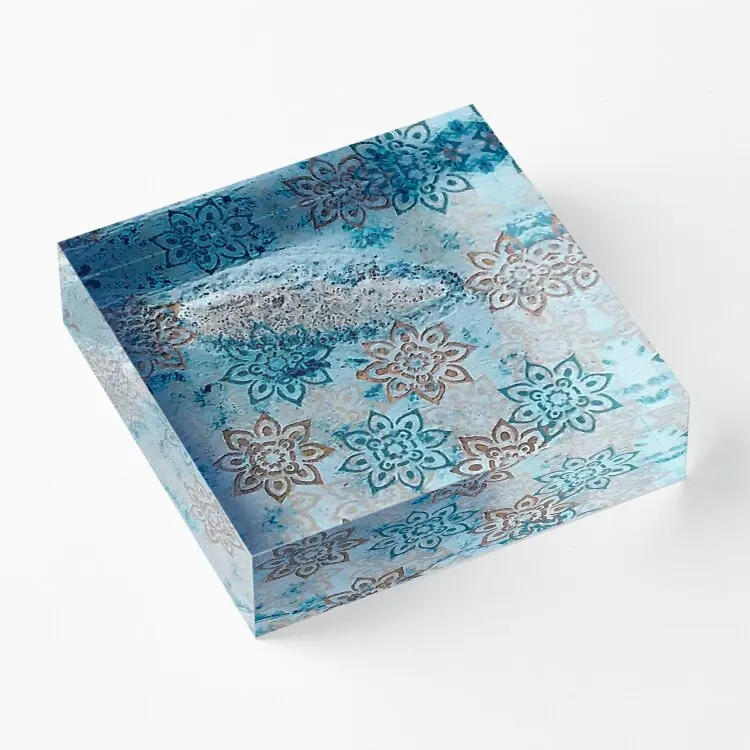 Причудливая перевернутая акриловая блочная панель милые фотографии процесс