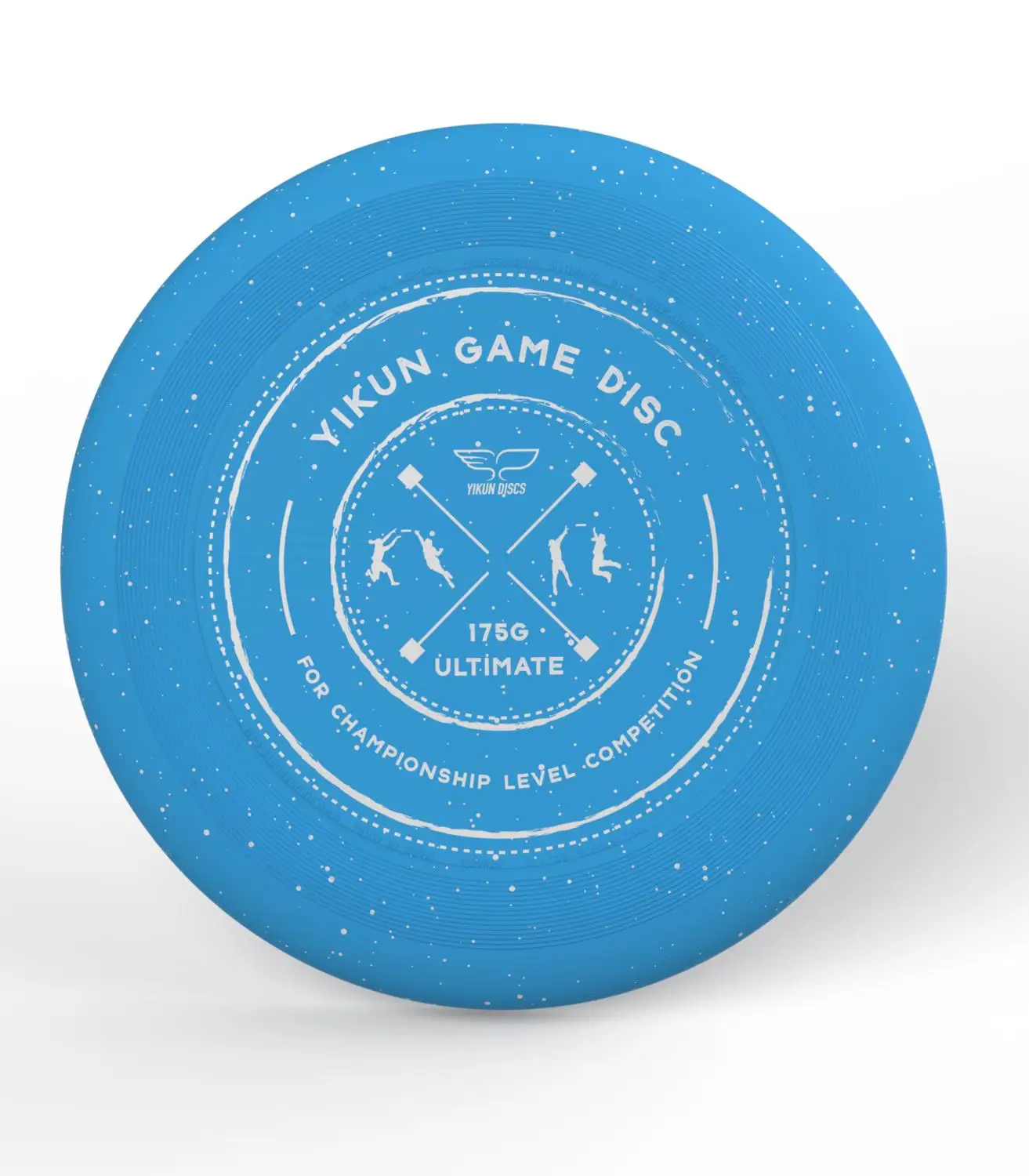 YIKUN диски, одобренный WFDF, 175g, профессиональный FlyingDisc Ultimate Disc UltiPro GameDisc - Цвет: Sky Blue