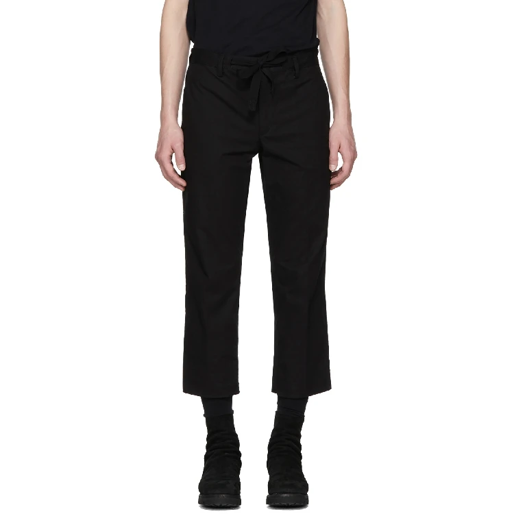Men's casual pants slim fit Capris belt classic simple minimalism youth fashion urban | Мужская одежда