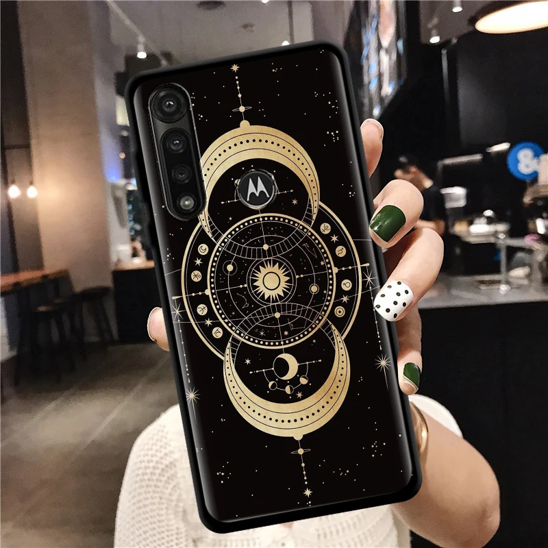witches moon tarot mystery totem for moto g8 g9 play e7 plus power lite one fusion e6s edge g stylus phone case silicone shell free global shipping