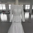 Lakshmigown хиппи шикарная Русалка свадебное платье 2020 винтажное кружевное свадебное платье с длинным рукавом сексуальные женские чековые платья открытая спина