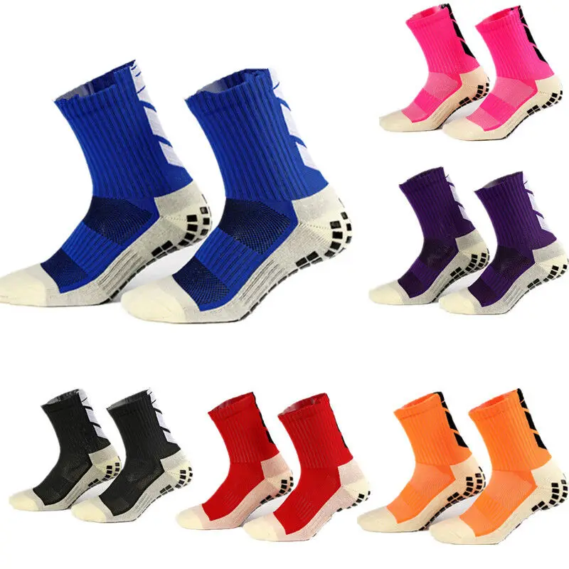 

Men Women Sports Sock Football Socks Basketball Sports Anti Slip Socks 6 Colors New Unisex Anti Slip Soccer Running Absorb Sweat