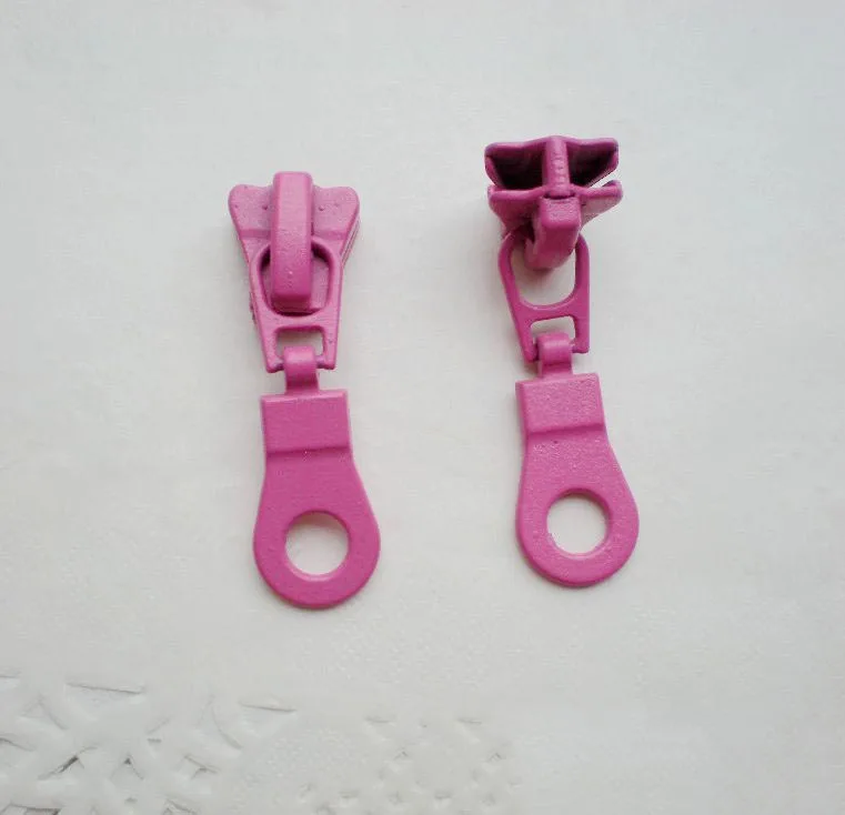 peachred-10pcs 20 шт 5# ползунки для застежки-молнии для молния из смолы Экологичная головка на молнии для сумки одежда ремонт на молнии наборы DIY Швейные аксессуары - Цвет: peachred-10pcs