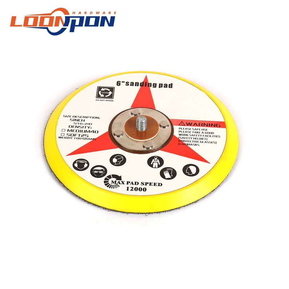Polishing Sander Backer Plate Sanding Disc Buffing Pad For Car 2&quot/3&quot/4&quot/5&quot/6&quot 1Pc | Инструменты