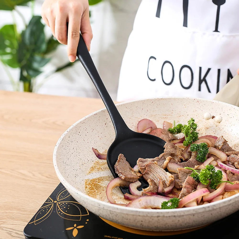 Кухонные силиконовые туроны антипригарная кухонная утварь совок для жареной