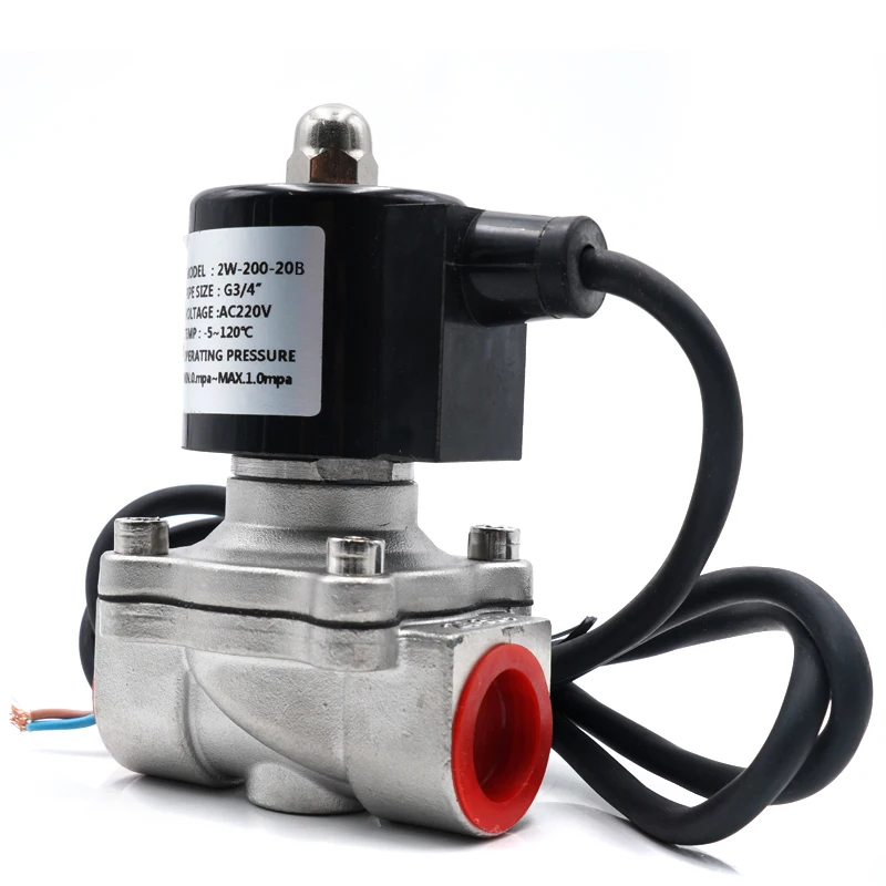 Водяной клапан водонепроницаемый Соленоидный подводный нормально закрытый