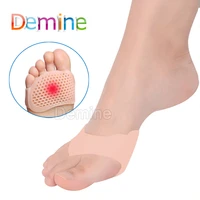 silicone forefoot pads for women shoes honeycomb gel pad shock absorption half yard pads five toes front relief foot pain insert