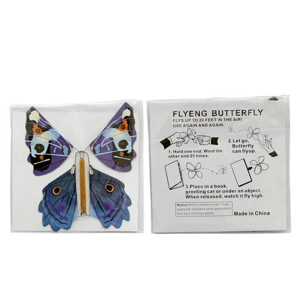 

Magic Butterfly Flying Card Toy With Empty Hands Butterfly Wedding Magic Props Magic Tricks Color Random
