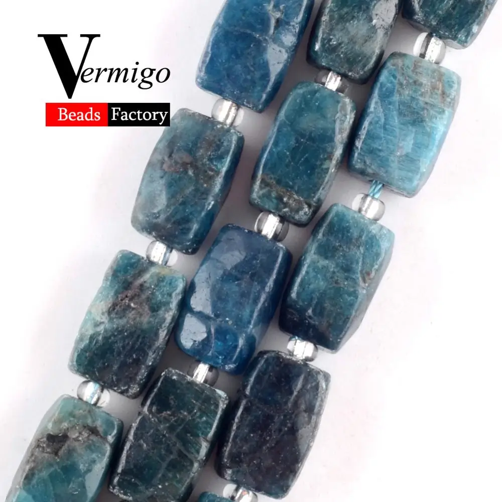 Натуральный граненый Апатит минеральный драгоценный камень разделительные