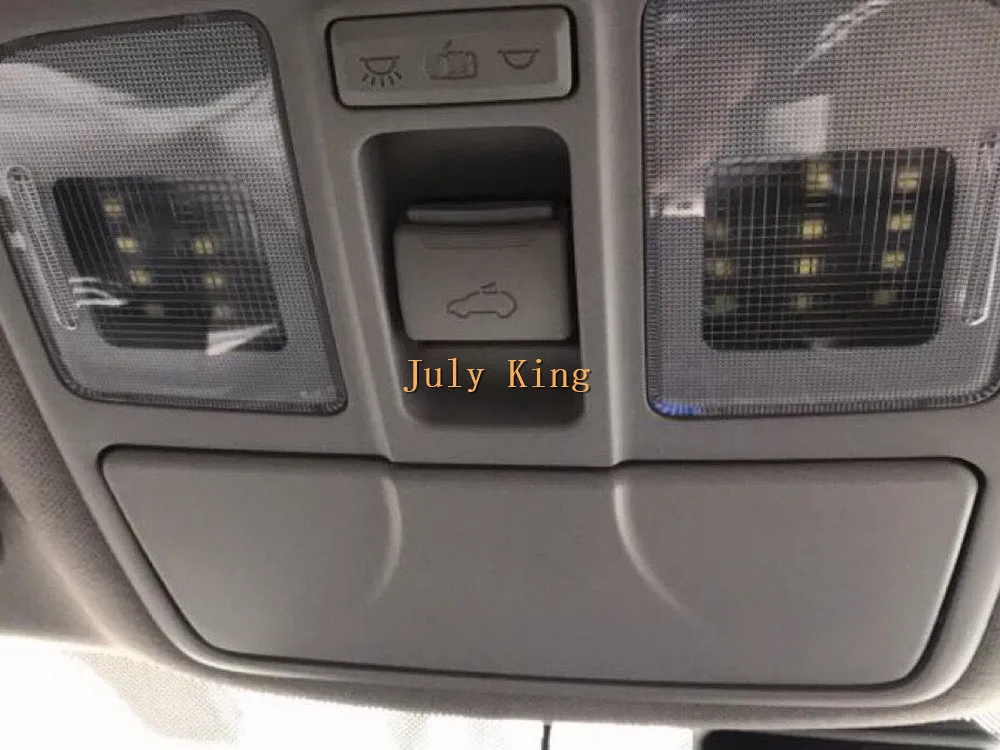 July King Автомобильный светодиодный чехол для чтения для hyundai IX35 2010+, 2835SMD 6000K белый светодиодный декоративный фонарь, 3 шт./набор