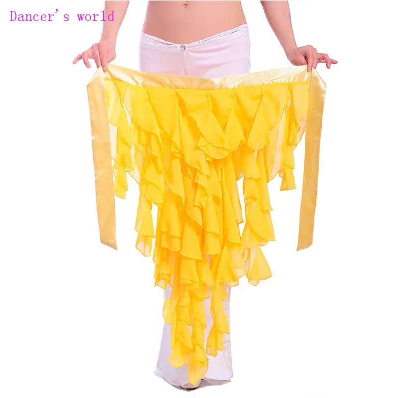 Женский шифоновый шарф для танца живота набедренный с лисьим хвостом пикантная