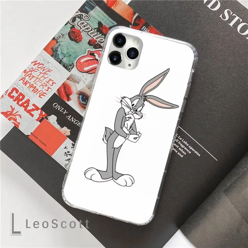 

Bugs Bunny Phone Case For iphone 12 5 5s 5c se 6 6s 7 8 plus x xs xr 11 pro max