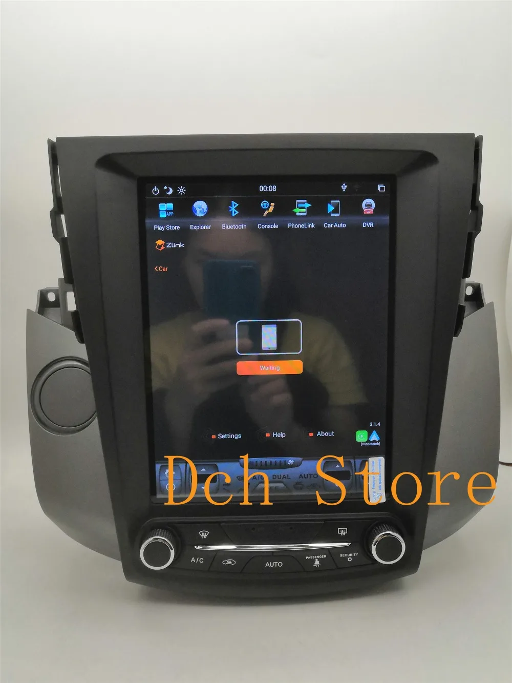 10,4 ''вертикальный экран Tesla стиль Android 8,1 автомобильный DVD gps навигация радио для Toyota RAV4 rav 4 2006-2012 PX6 CARPLAY ips