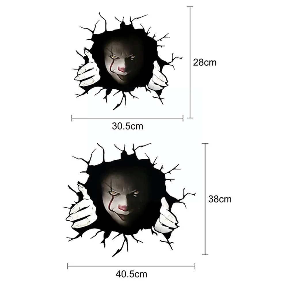 Наклейки на автомобиль в стиле клоуна Джокера аксессуары для наклеек виниловые