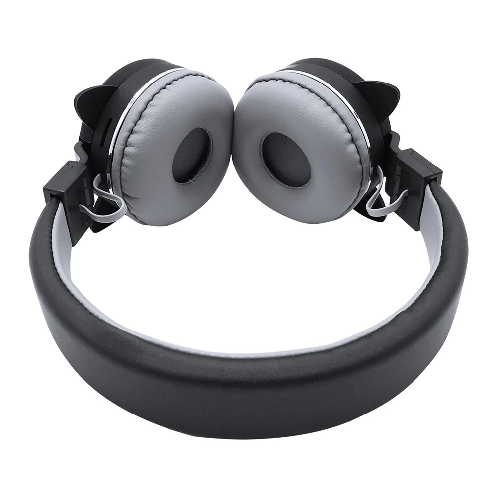 Милые Мультяшные Bluetooth наушники с поддержкой FM MP3 гарнитура Музыка 3D стерео