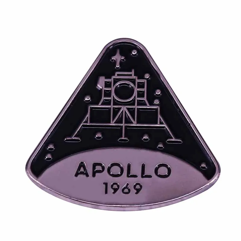 Значок астронавта Apollo 11 на лунную луну Ювелирное Украшение в стиле космической