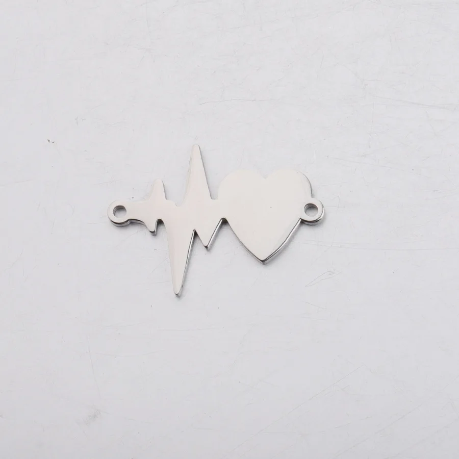 5 шт. индивидуальное сердце ЭКГ любовь сердцебиение ток очаровательное