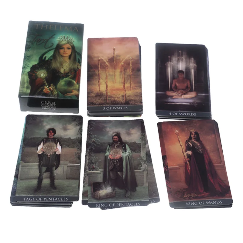 78 шт. карты Thelema Tarot Version Оракул гадание судьба настольные игры игральные с PDF