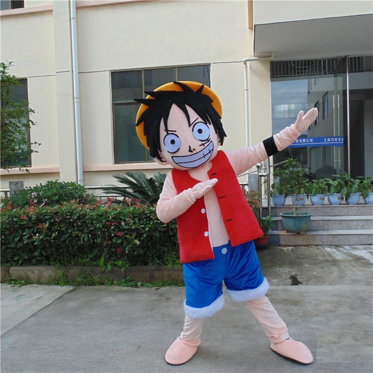 

[TML] Cosplay One piece luffy Mascot Costume Cartoon character costume Advertising Costume Party Costume animal carnival