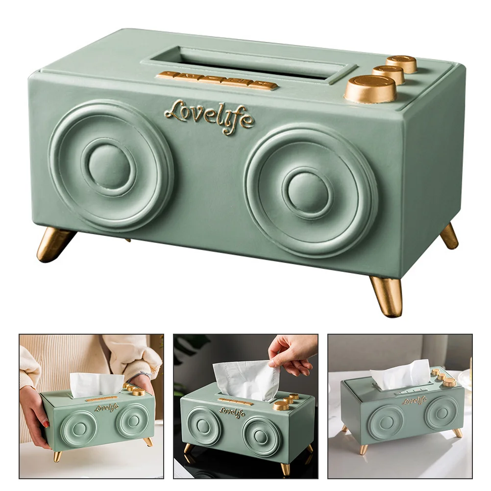 

1pc Vintage Tissue Box Chic Tissue Storage Holder Paper Towel Storage Box