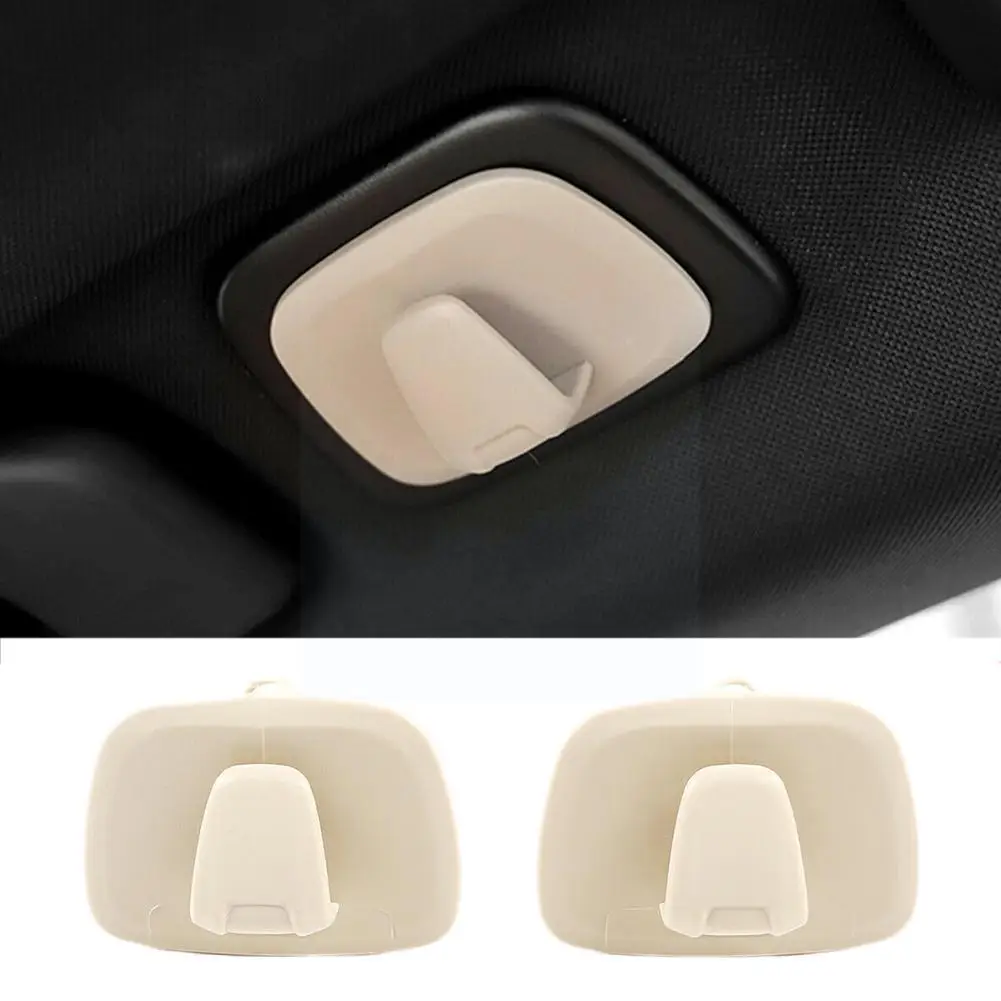 

Made High Quality Abs Gray Beige Visor Hook Clip Bracket Fit Hanger Accessories Hooks Prius Car Row Hanger For Highlander R Q4U1