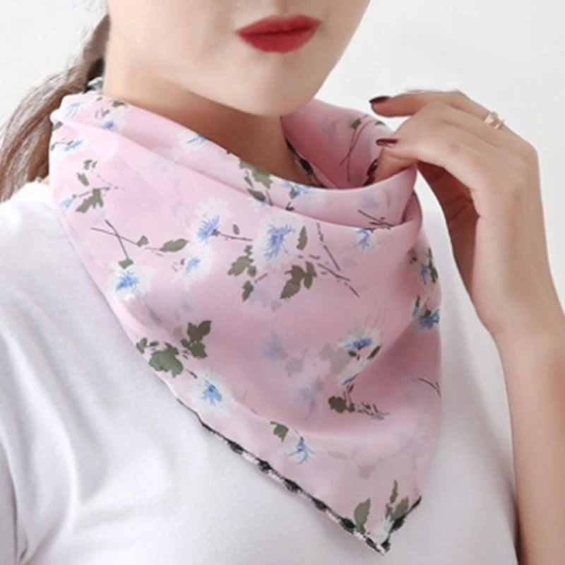 

Women Scarf Mask Breathable Anti-UV Printing Bandanas Motorcycle Turban Hand Band Scarves Outdoor Cycling Headband Mask
