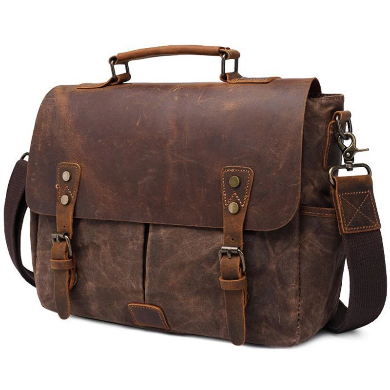 Винтажный Ретро батик холст Водонепроницаемая камера на плечо Повседневная