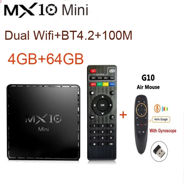 MX10 мини ТВ Box Android 10 allwinner h313 процессорный кулер для 1Гб 8Гб 2g/16g h616 4g 32 ГБ 4 64 с 2 5g Wi-Fi 6K