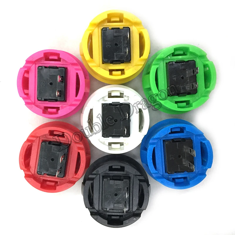 arcade machine button 30mm with microswitch high quality copy-obsf push buttons short version for fighting games cabinet | Спорт и