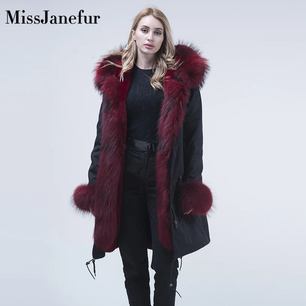 Зимняя шуба мужская куртка-парка Женская парка из меха енота куртка модное