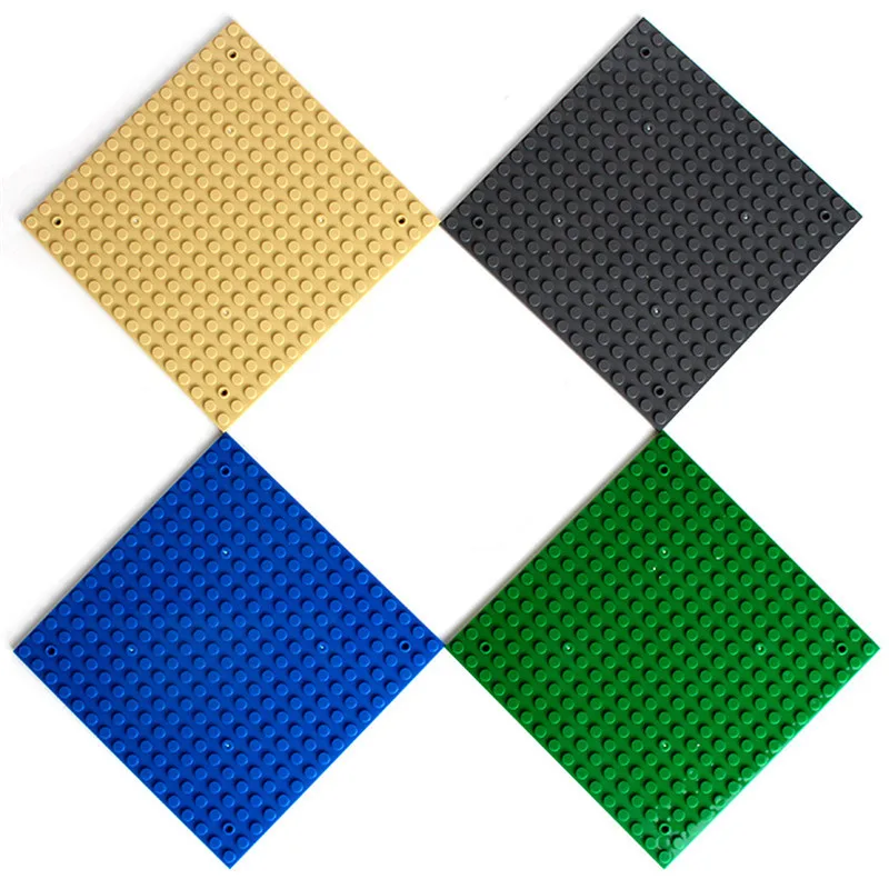 

Base Plates for DIY Building Blocks Baseplates City Dimensions Assembly Classic Construction Kit Educational Toys For Children